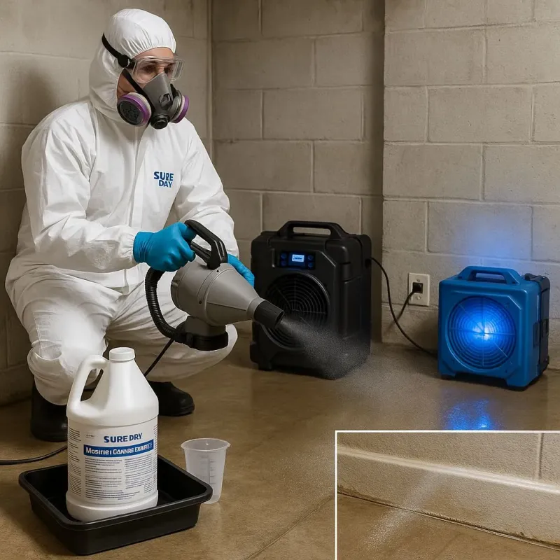 Sanitization and Odor Removal process in Woodburn, IN